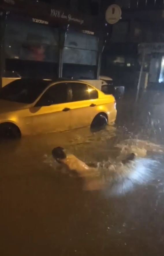 Antalya'da Venedik sokaklarını Andıran Görüntüler