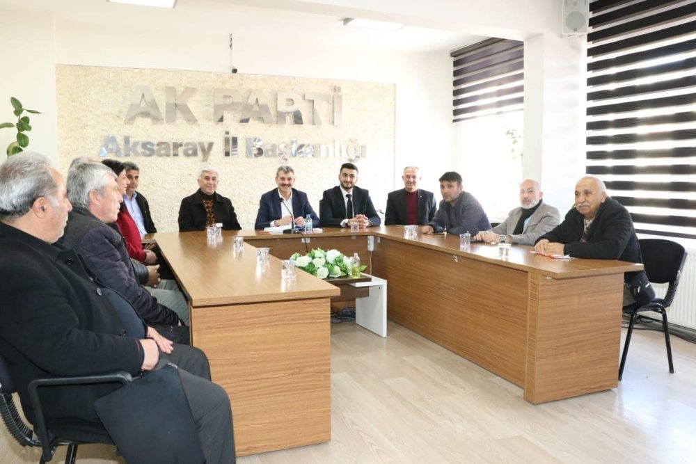 Ak Parti Aksaray'da Muhtarları Dinledi