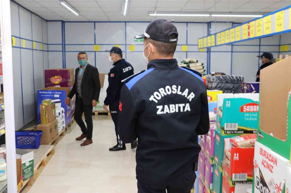 Mersin'de Zabıtanın Denetimi Devam Ediyor