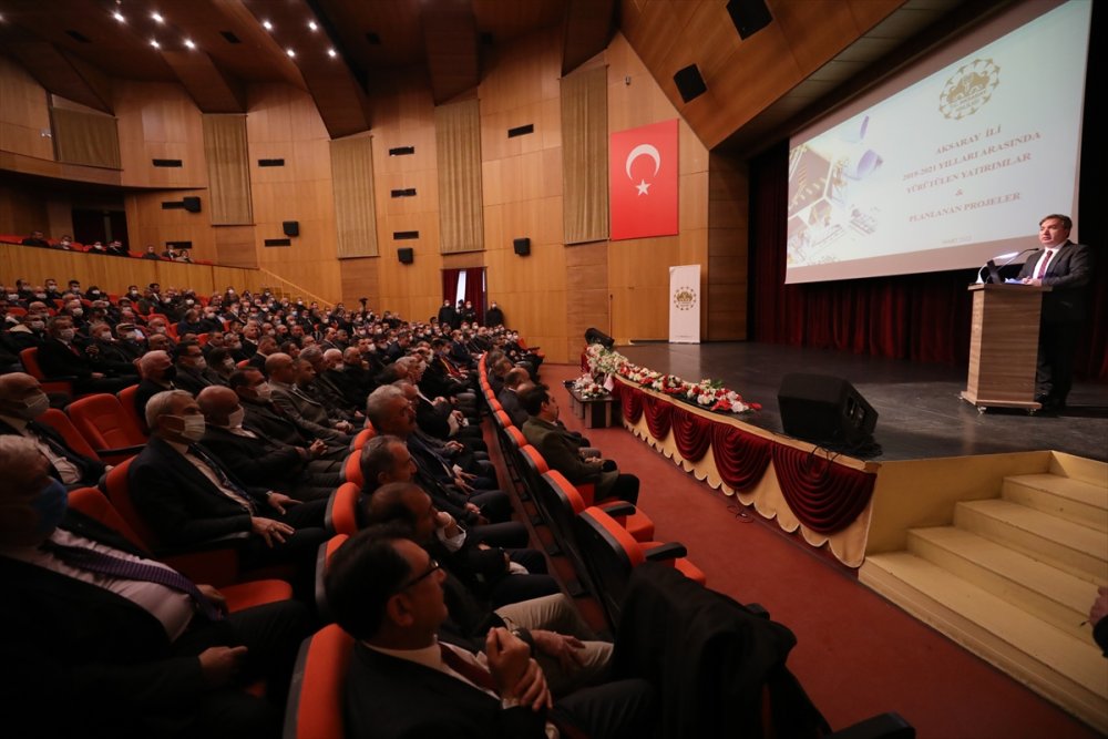 Aksaray'da Proje Ve Yatırımları Değerlendirme Toplantısı