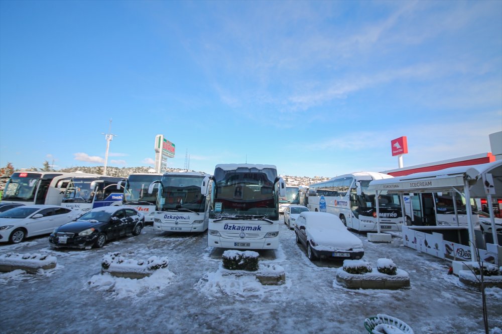 Antalya - Konya Kara Yolu Kar Nedeniyle Ulaşıma Kapatıldı