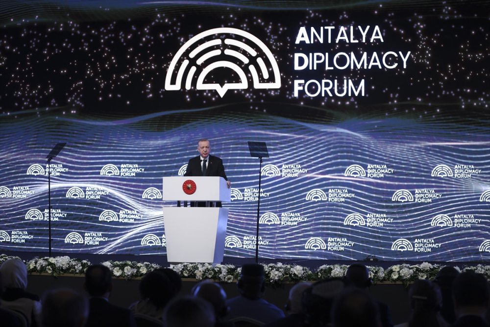 Cumhurbaşkanı Erdoğan, Antalya Diplomasi Forumu'nun Açılışında Konuştu