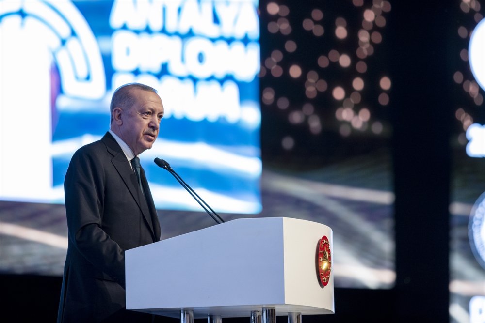 Cumhurbaşkanı Erdoğan, Antalya Diplomasi Forumu'nun Açılışında Konuştu