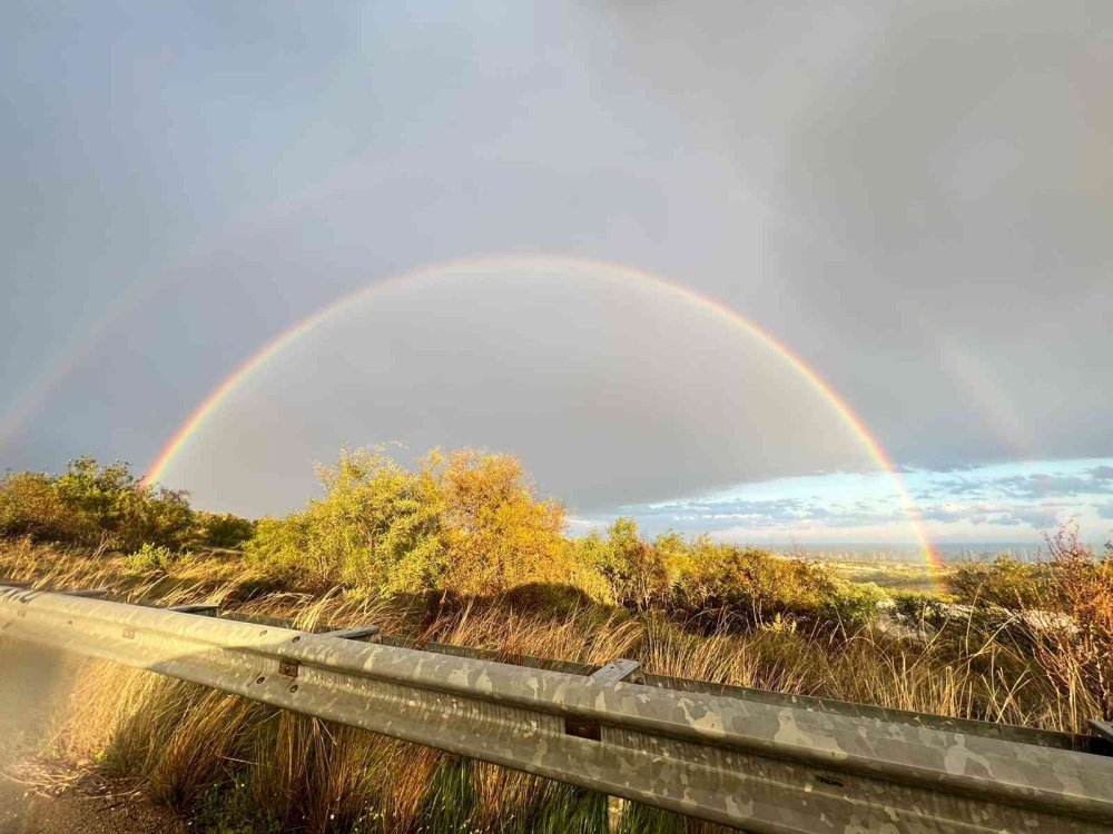 Mersin’de Çifte Gökkuşağı