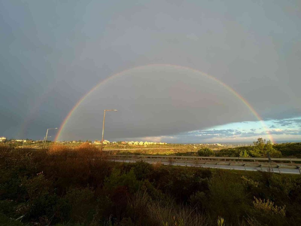 Mersin’de Çifte Gökkuşağı