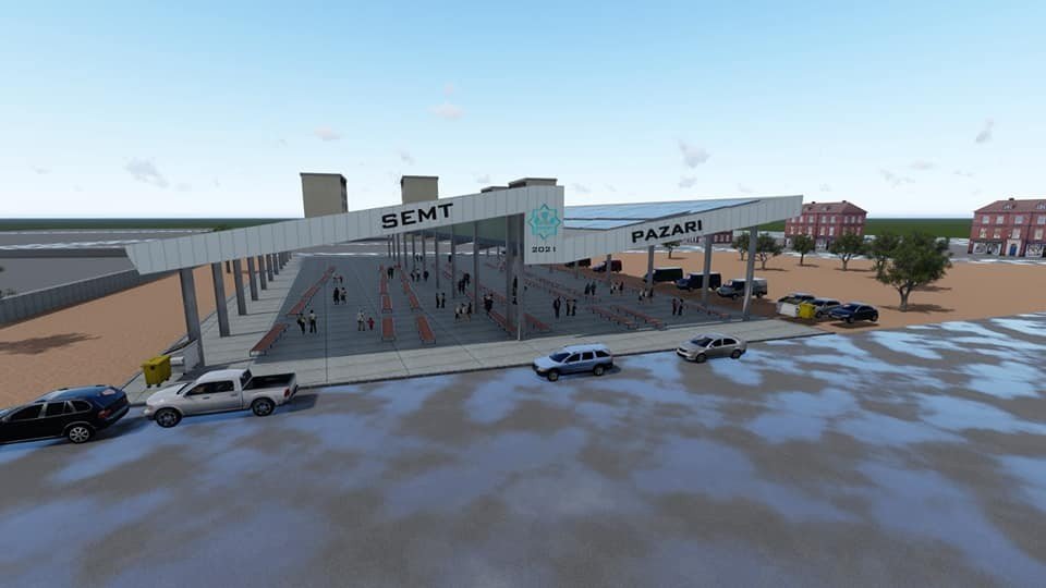 Aksaray'da Cuma Pazarı Yenileniyor