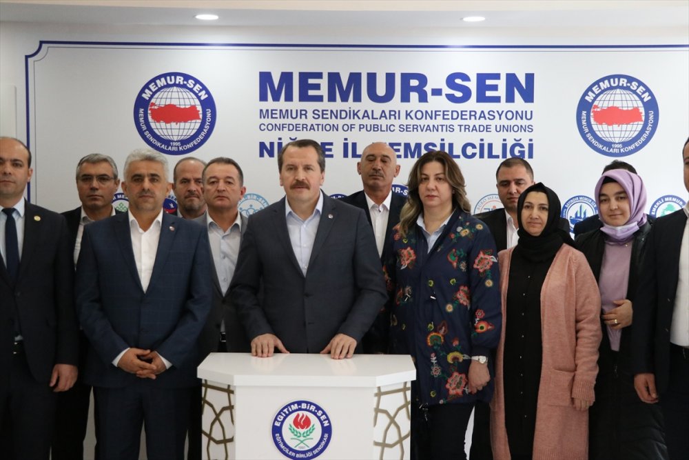 Memur-Sen Genel Başkanı Yalçın Niğde'den Seslendi