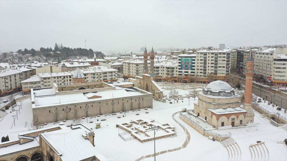 Kayseri ve Çevresinde Kar Yağışı
