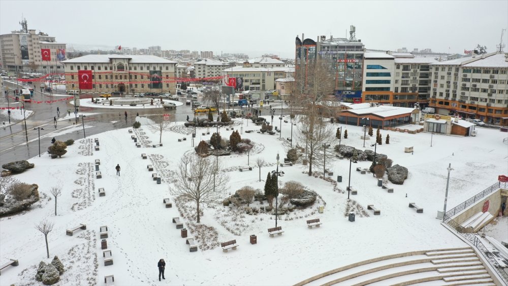 Kayseri ve Çevresinde Kar Yağışı