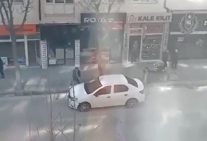 Eskişehir'de Dehşet Anları Cep Telefonu Kamerasına Yansıdı