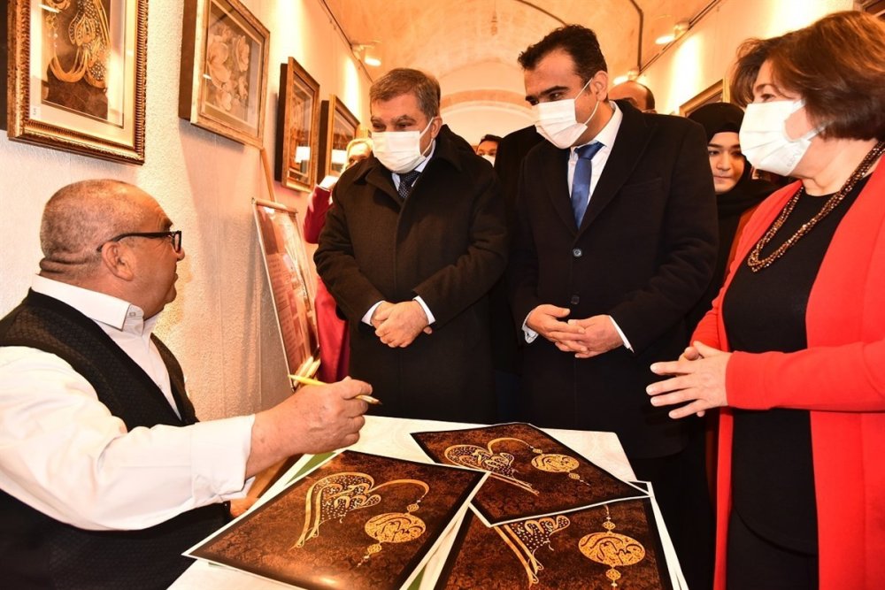 Karaman’da Huzurevi Sakinlerinden ‘Yaşlılar Haftası’ Sergisi