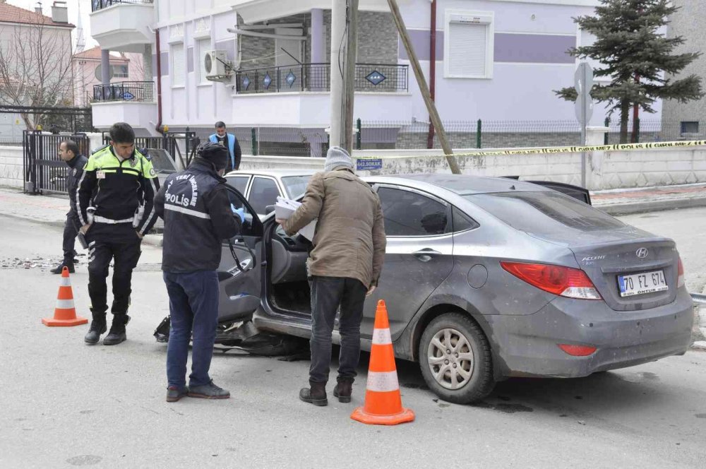 Karaman'da Torunun Haylazlığı Dedeyi Arabasından Ediyordu