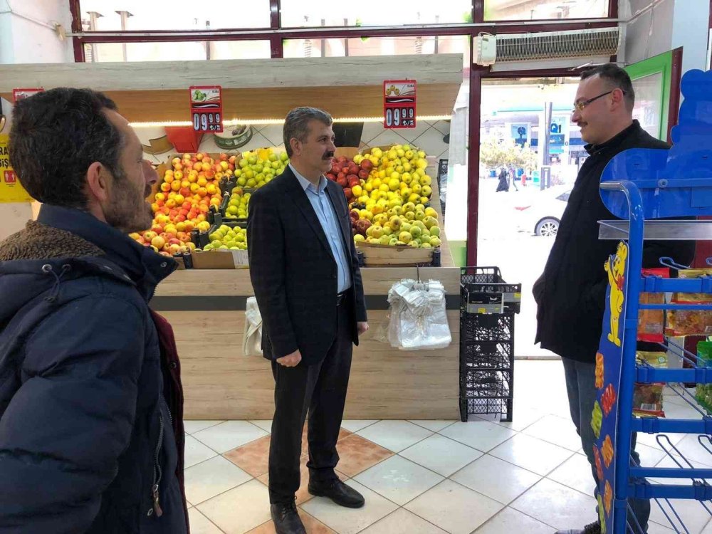 AK Parti Aksaray'da Esnafın Durumunu Yakından Görüyor