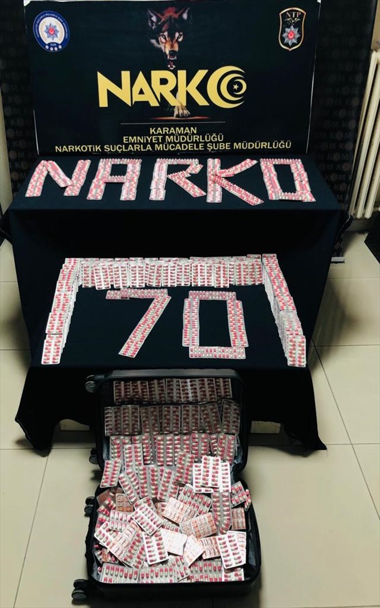 Karaman'da Narkotik Operasyonları