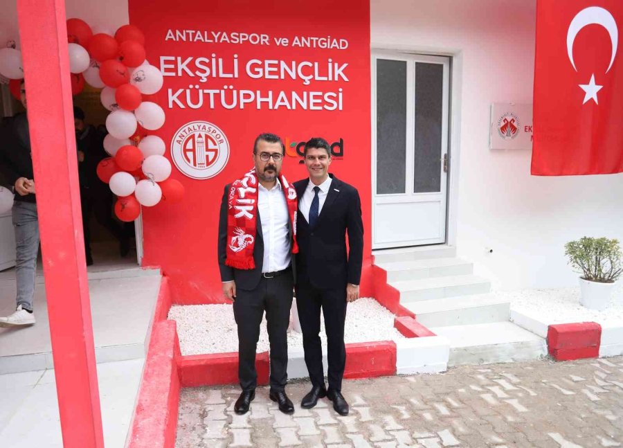 Antalyaspor Ekşili Gençlik Kütüphanesi Açıldı