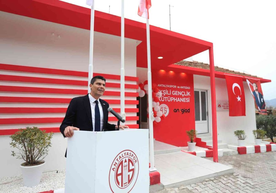 Antalyaspor Ekşili Gençlik Kütüphanesi Açıldı