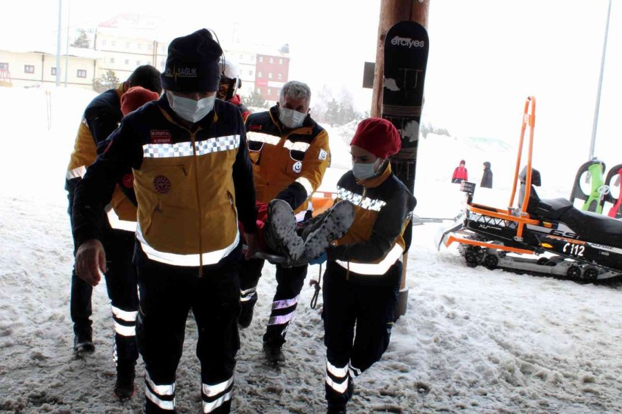 Sağlık Ekipleri Erciyes’te Görev Başında