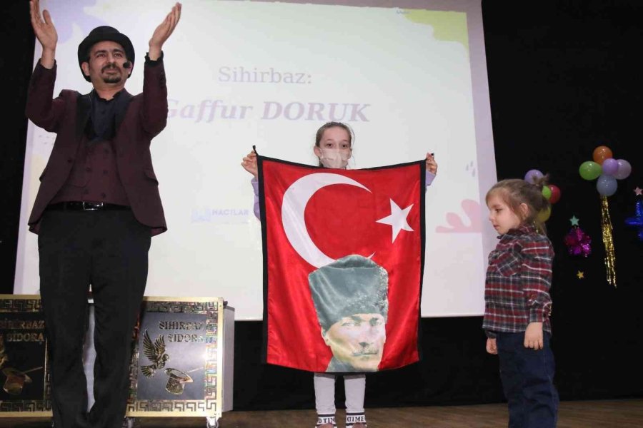 Hacılar’da Çocuk Etkinliği Buluşmasına Yoğun İlgi