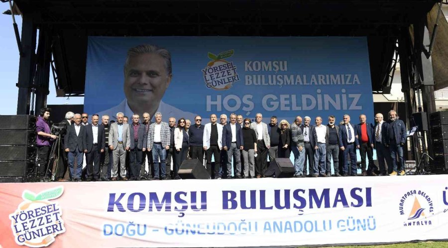 Muratpaşa’da Doğu Ve Güneydoğulular Buluştu