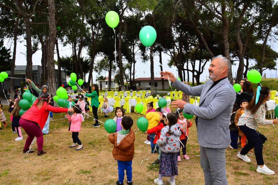 Başkan Sözen, Çocuklarla Bahara ‘merhaba’ Dedi