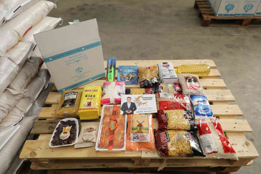 Alanya Belediyesi’nden 4 Bin 500 Haneye Ramazan Kolisi