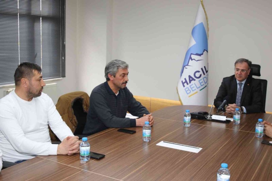 Hacılar Erciyesspor Yönetiminden Başkan Özdoğan’a Ziyaret