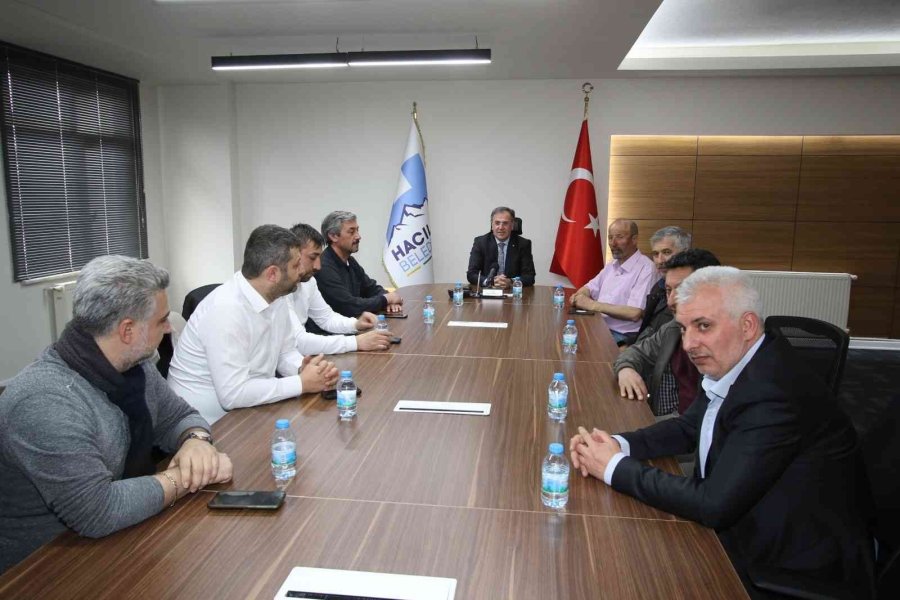 Hacılar Erciyesspor Yönetiminden Başkan Özdoğan’a Ziyaret