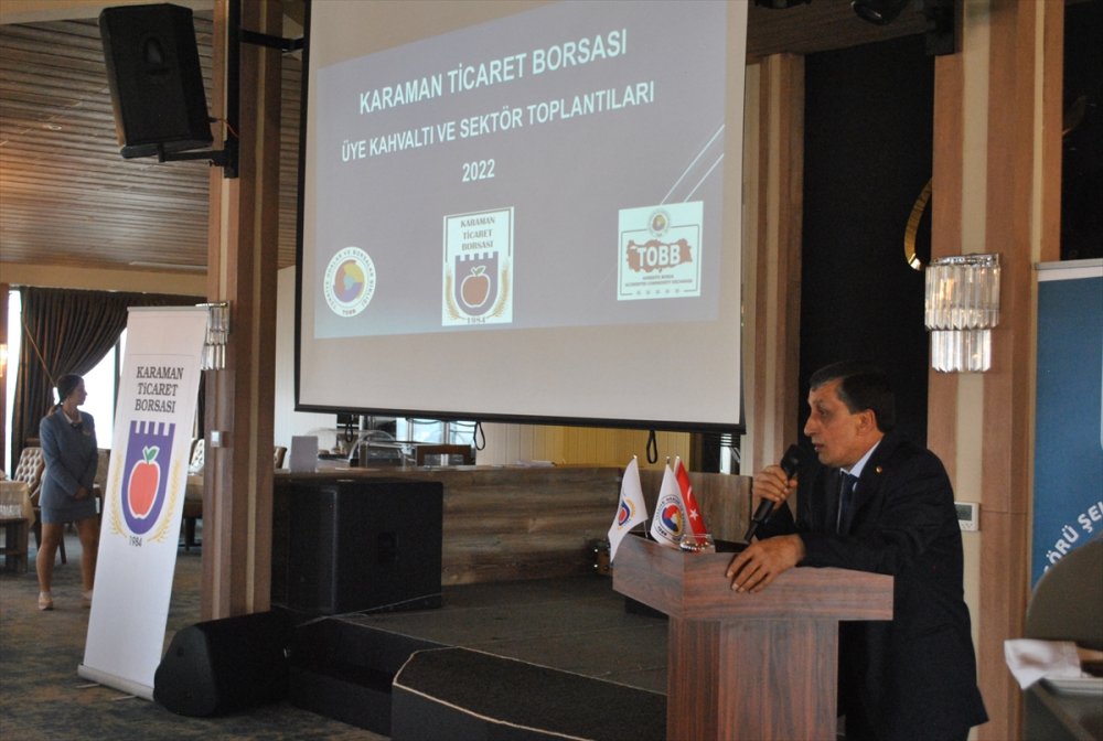 Karaman Ticaret Borsası Sektör Üyeleriyle İstişare Toplantısı Yaptı