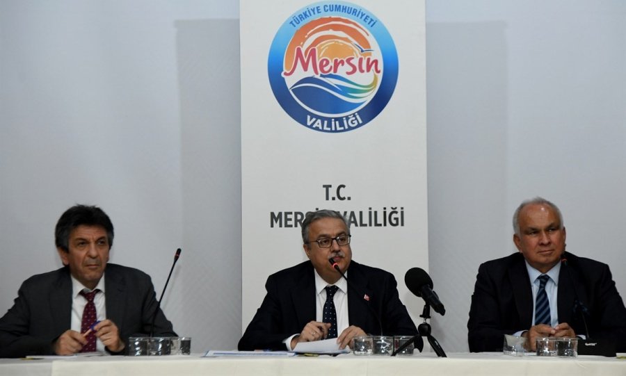 Vali Su, Erdemli’de Muhtarlarla Buluştu