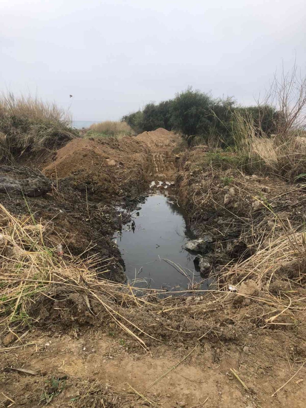 Antalya'da Plaj İçin Dere Yatağını Değiştirdiler