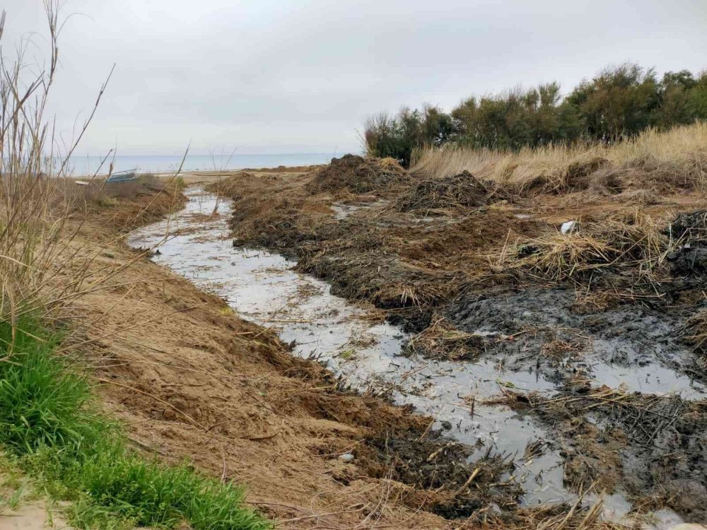 Antalya'da Plaj İçin Dere Yatağını Değiştirdiler