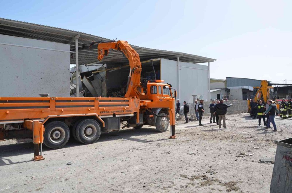 Ereğli'de Bir Fabrikada Patlama Meydana Geldi