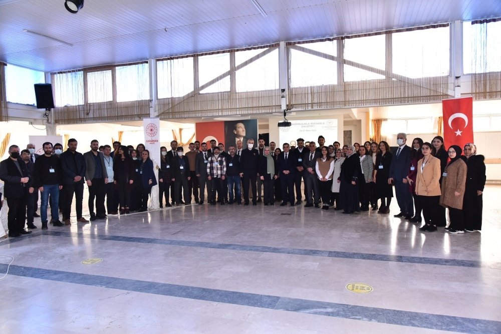 Karaman'da "Ben Olsaydım" Temalı Bağımlılıkla Mücadele Çalıştayı Sona Erdi