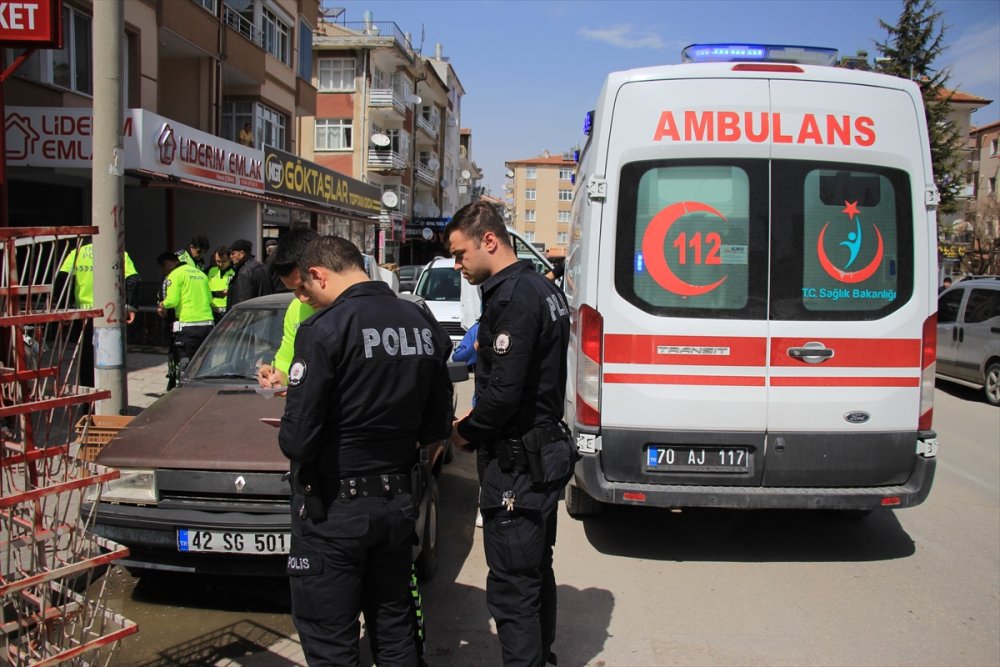 Karaman'da Motosikletin Çarptığı Çocuk Yaralandı