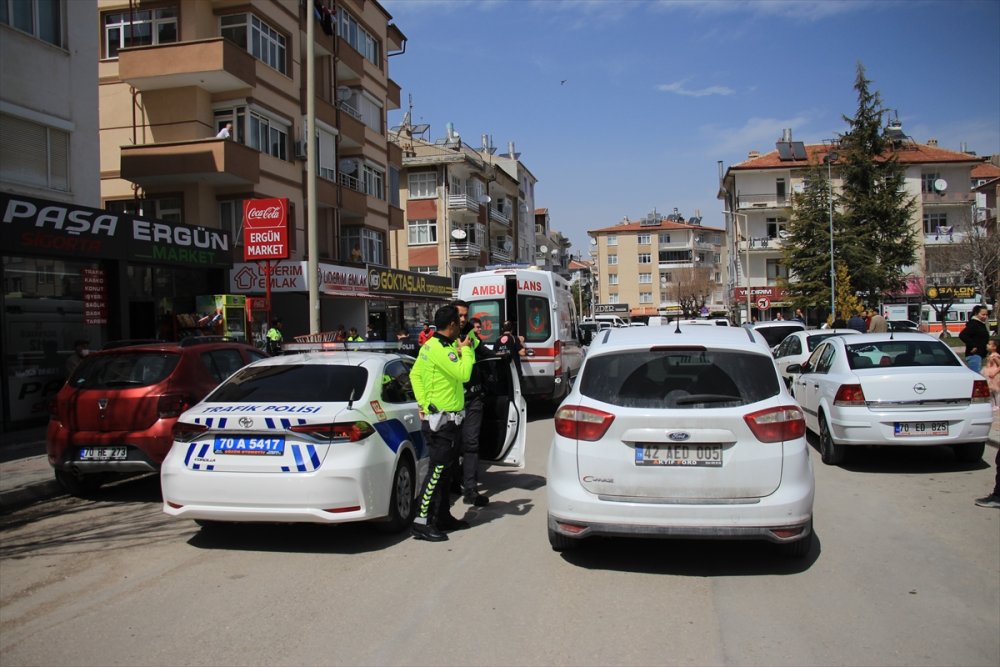 Karaman'da Motosikletin Çarptığı Çocuk Yaralandı