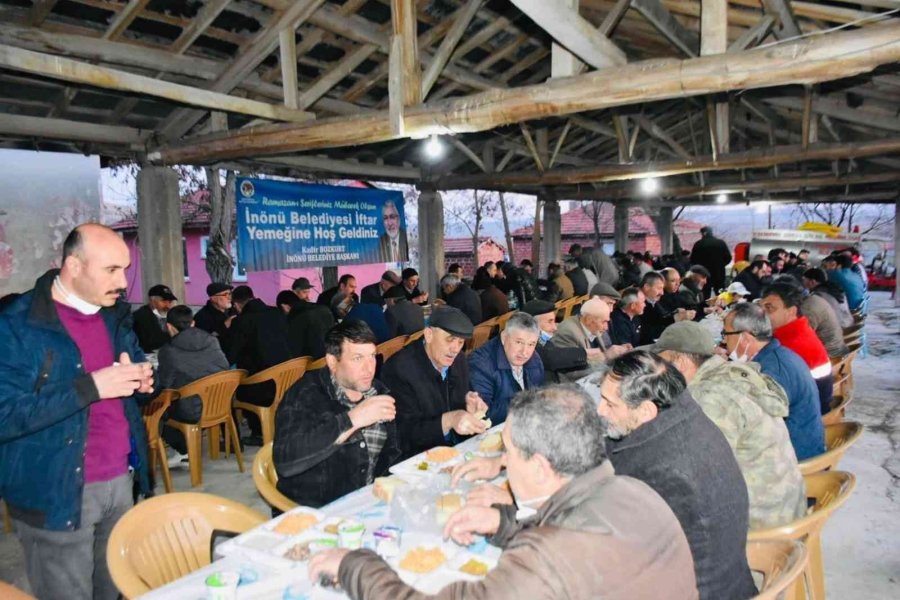 İnönü’de İftar Buluşmaları ’esnemez Mahallesi’ İle Başladı
