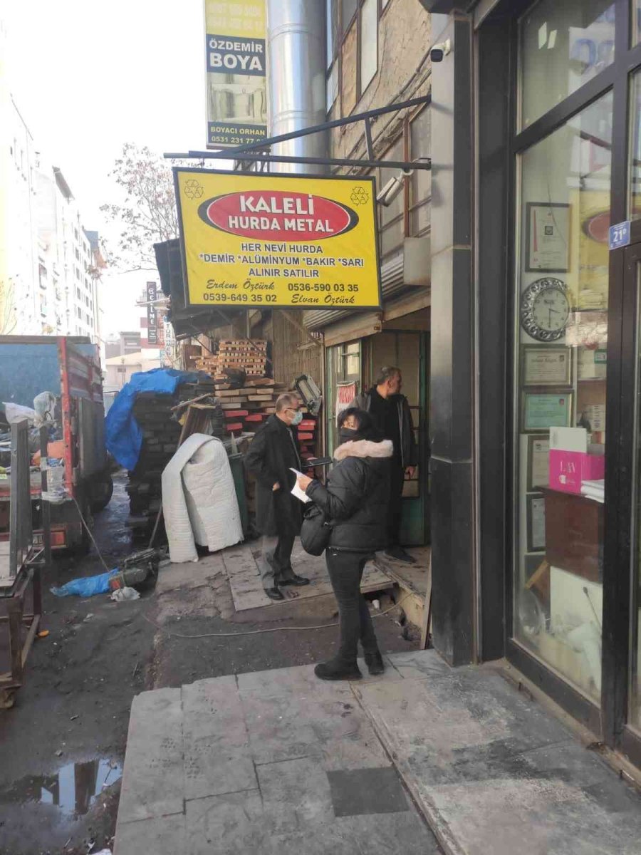 Kayseri’de Hurdacı Denetimi