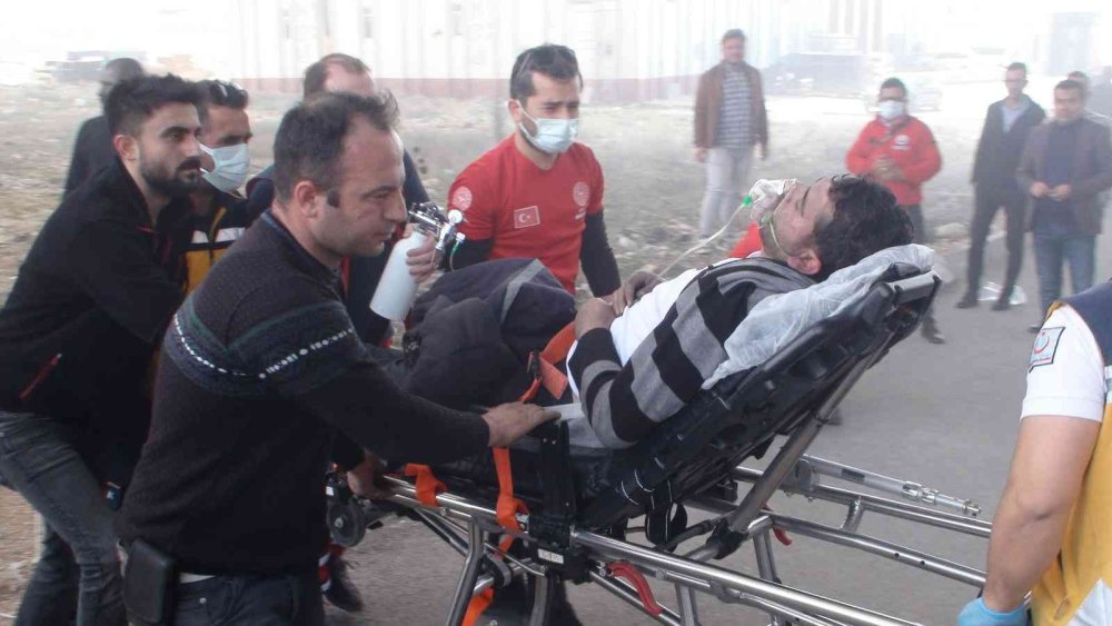 Karaman’da Çıkan Fabrika Yangını Söndürüldü