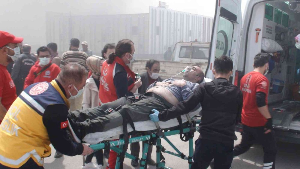 Karaman’da Çıkan Fabrika Yangını Söndürüldü