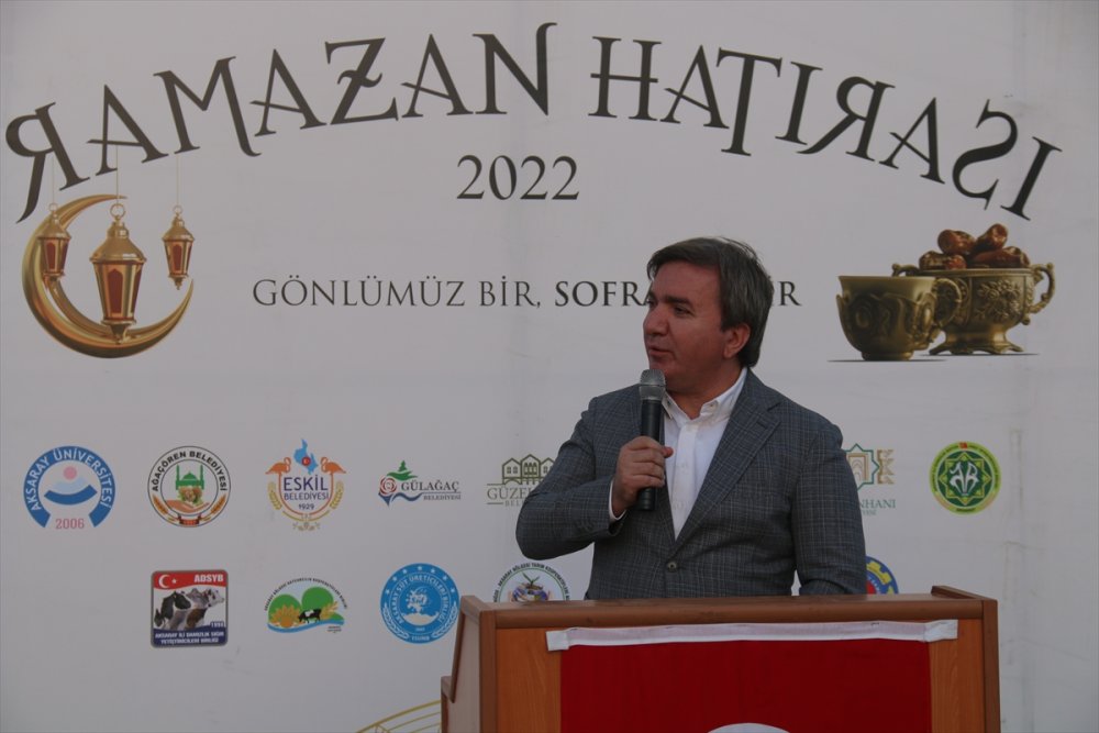Aksaray'ın Eskil İlçesinde İftar Programı