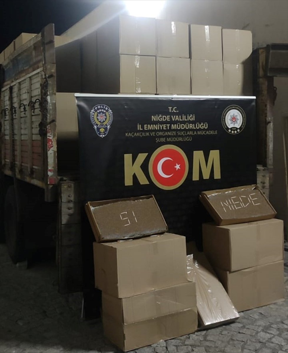 Niğde'de 4 Milyon 160 Bin Dolu Makaron Ele Geçirildi