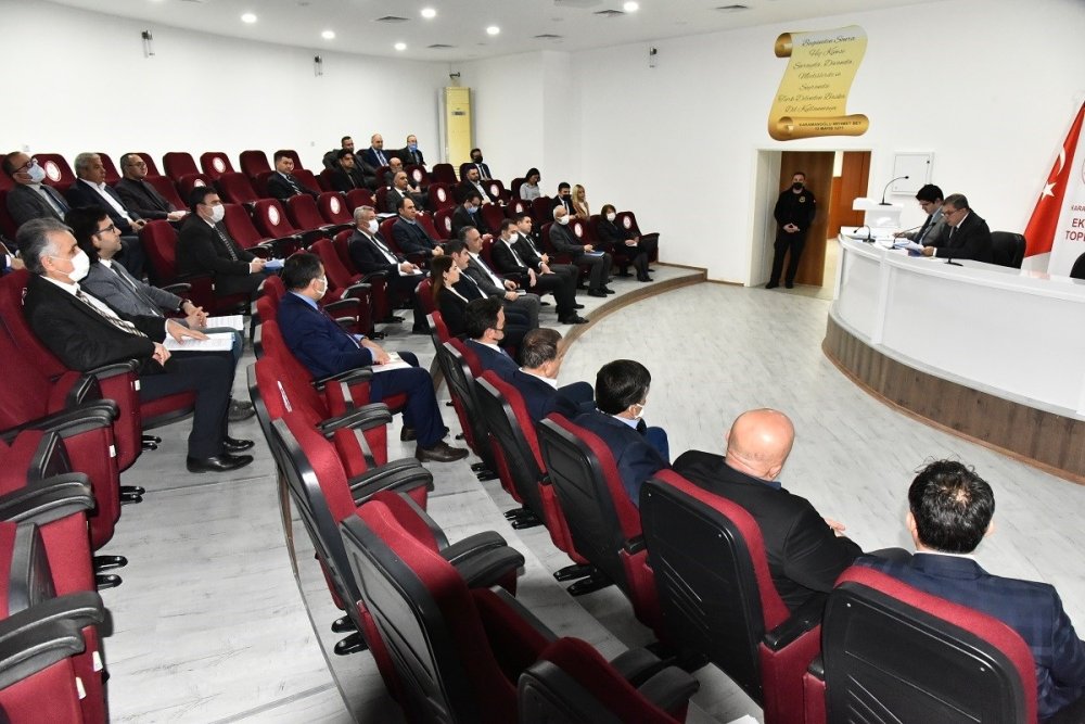 Karaman'da Ekonomi Değerlendirme Toplantısı Yapıldı