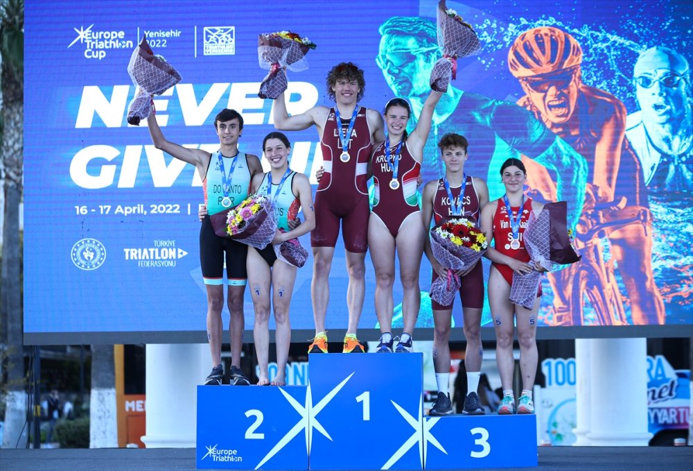 Avrupa Triatlon Kupası İlk Gün Yarışları Tamamlandı