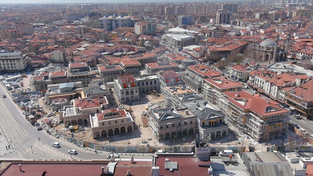 Mevlana Müzesi Bölgesinde Tarihi Dönüşüm Tamamlanıyor