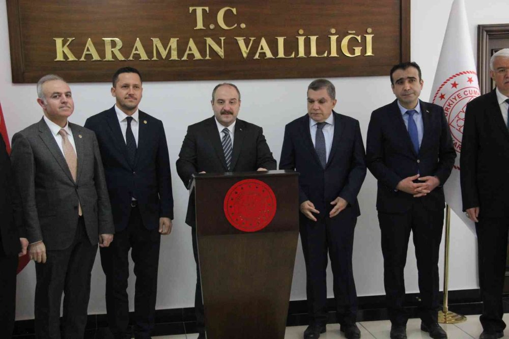 Bakan Varank'tan Karaman'da Açıklamalar