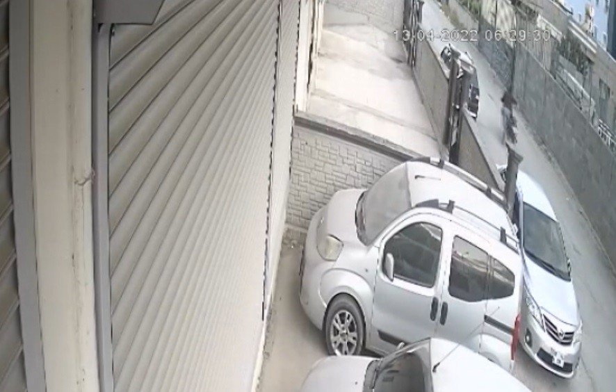 Tarsus’ta Motosikleti Hırsızlığı Kameraya Takıldı