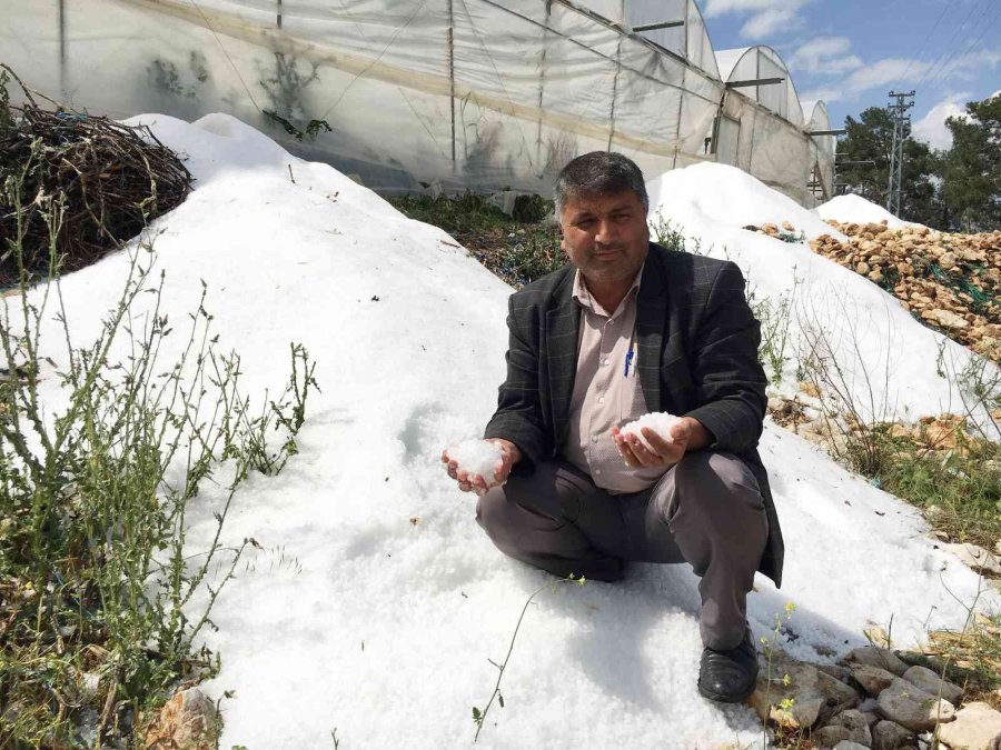 Mersin’de Dolu Bin 573 Dekar Alanda Zarara Yol Açtı