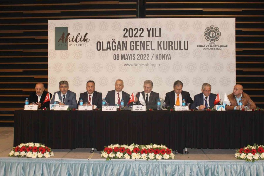 Konesob’ta Karabacak Yeniden Başkan Seçildi