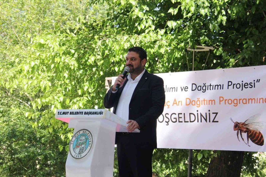 Mut’ta Bal Üreticilerine Kafkas Irkı Anaç Arı Dağıtıldı