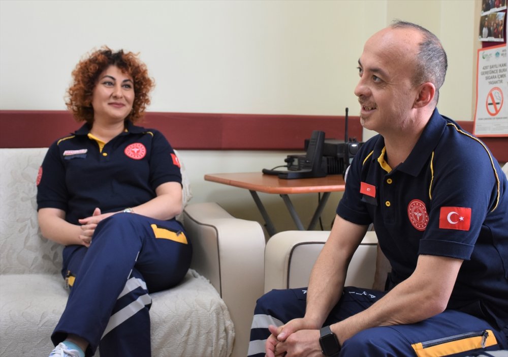 Aksaray'da Sağlık Çalışanı Çiftin Zorlu Mesaisi